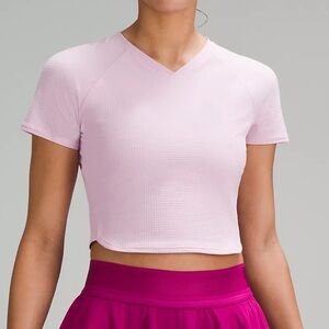 Pink Athletic Crop Top